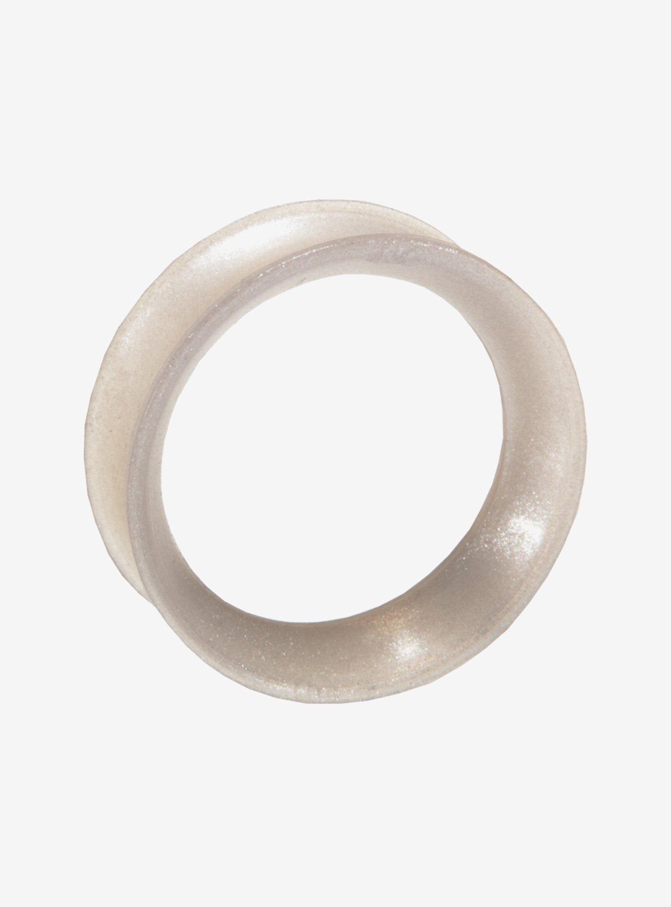 Kaos Softwear Silver Earskin Eyelet Plug 2 Pack, SILVER, hi-res