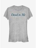 Dead To Me Logo Girls T-Shirt, ATH HTR, hi-res