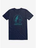 DC Comics Aquaman Blue Icon T-Shirt, MIDNIGHT NAVY, hi-res