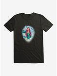 DC Comics Aquaman Princess Watercolor T-Shirt, BLACK, hi-res