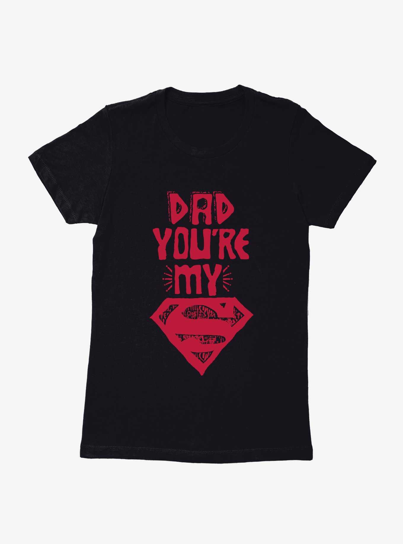 DC Comics Superman Dad Is My Hero Womens T-Shirt, , hi-res