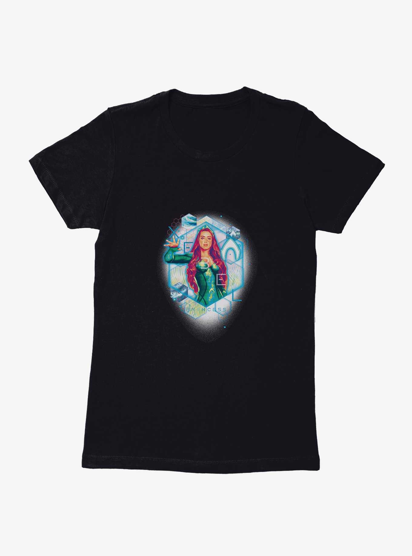 DC Comics Aquaman Princess Watercolor Womens T-Shirt, , hi-res