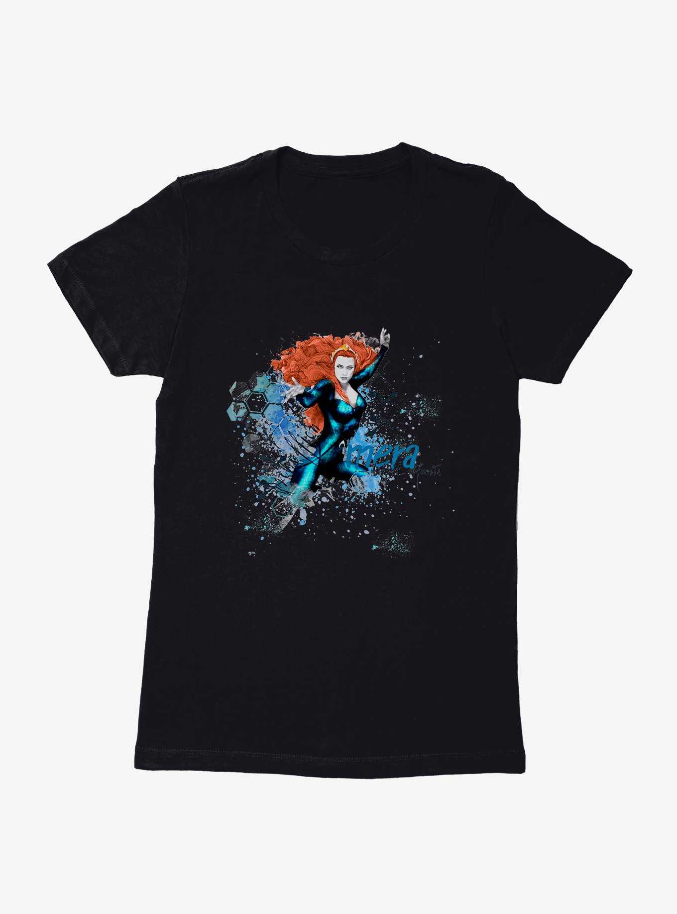 DC Comics Aquaman Mera Fight Pose Womens T-Shirt, , hi-res