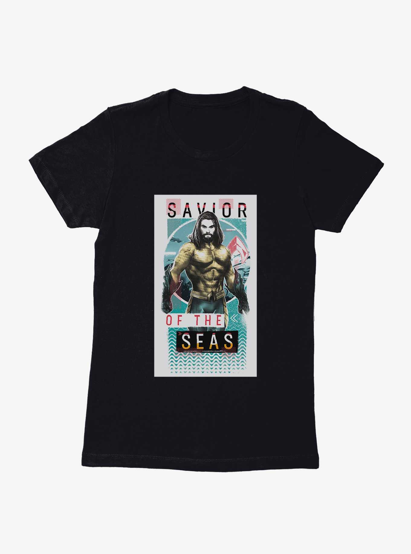 DC Comics Aquaman Savior Of The Seas Womens T-Shirt, , hi-res