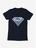 DC Comics Superman Metropolis Logo Silhouette Womens T-Shirt, MIDNIGHT NAVY, hi-res
