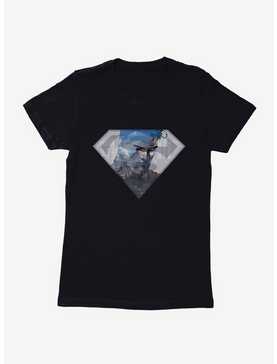 DC Comics Superman Hero Logo Silhouette Womens T-Shirt, , hi-res