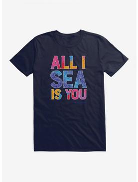 DC Comics Aquaman All I Sea Is You T-Shirt, NAVY, hi-res