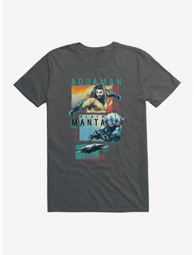 DC Comics Aquaman Black Manta T-Shirt, CHARCOAL, hi-res