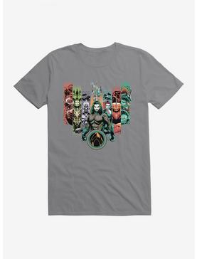 DC Comics Aquaman Character Lineup T-Shirt, STORM GREY, hi-res