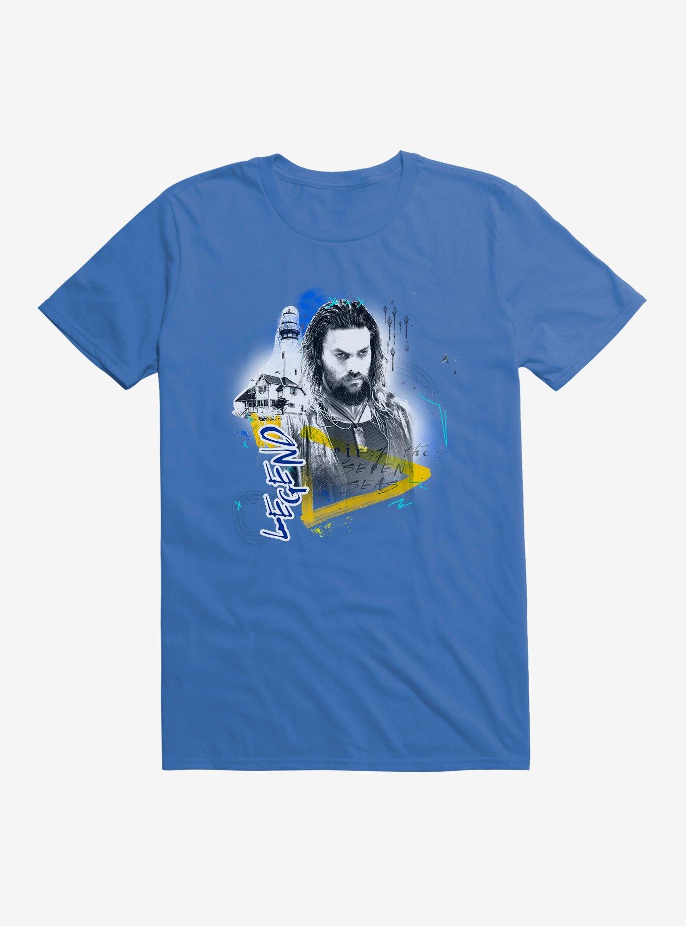 Plus Size DC Comics Aquaman The Legend T-Shirt, , hi-res