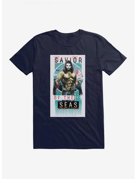 DC Comics Aquaman Savior Of The Seas T-Shirt, NAVY, hi-res