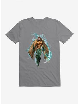 DC Comics Aquaman Our Hero T-Shirt, STORM GREY, hi-res