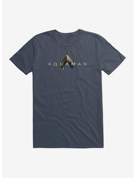 DC Comics Aquaman Title Script T-Shirt, LAKE, hi-res