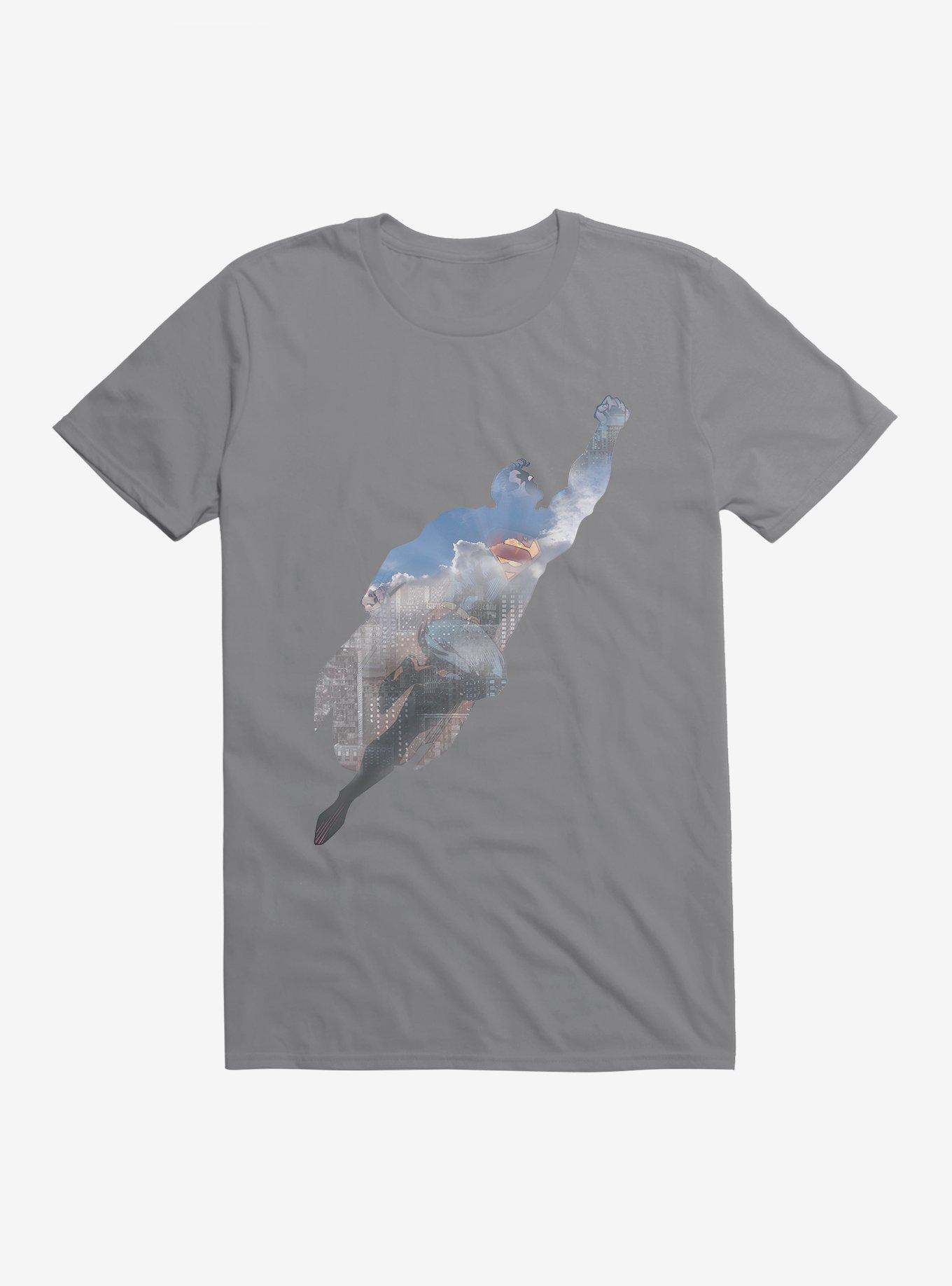 DC Comics Superman Hero Flight T-Shirt, STORM GREY, hi-res