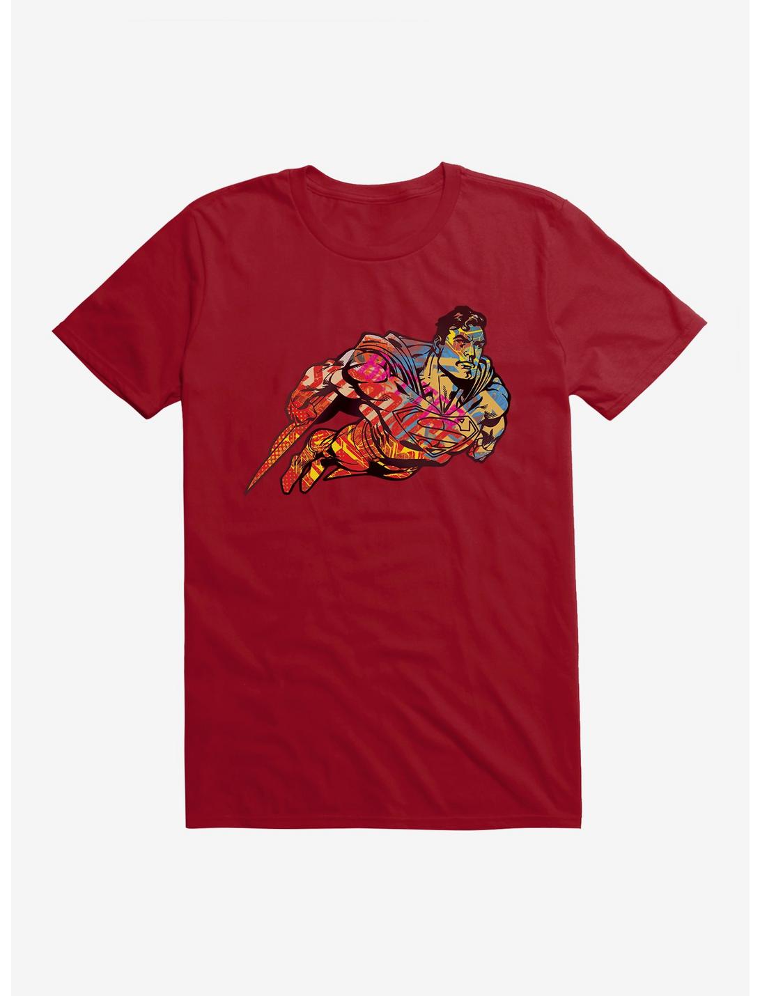 DC Comics Superman Tie Dye Flight T-Shirt, INDEPENDENCE RED, hi-res