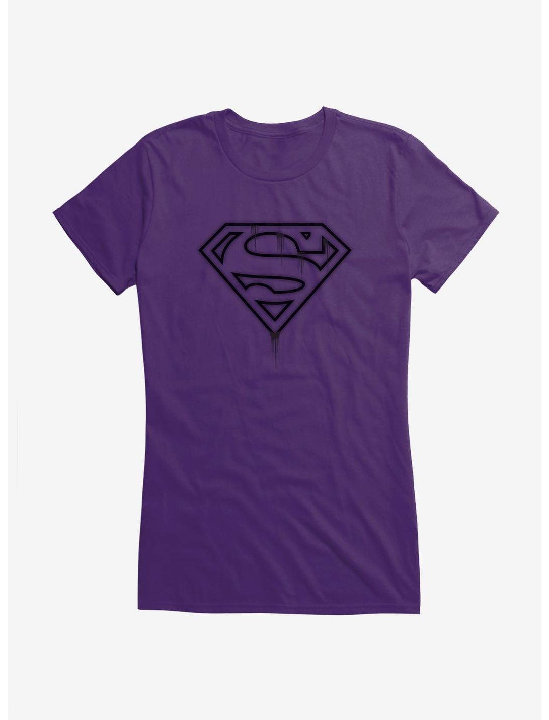 DC Comics Superman Ink Logo Girls T-Shirt, , hi-res