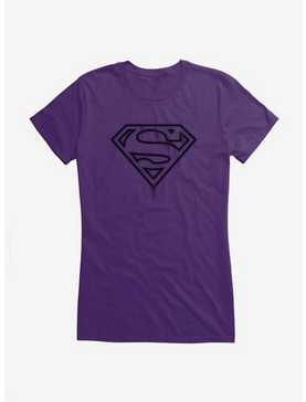 DC Comics Superman Ink Logo Girls T-Shirt, , hi-res