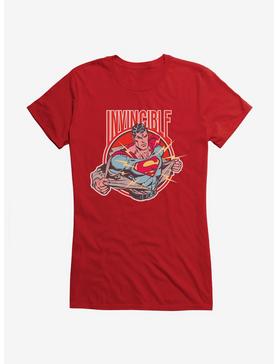 DC Comics Superman Invincible Hero Girls T-Shirt, , hi-res