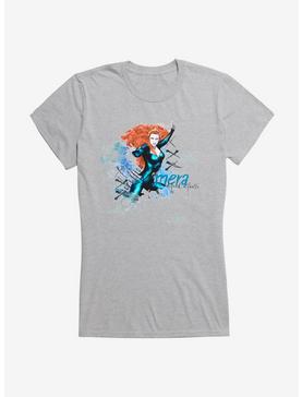 DC Comics Aquaman Mera Fight Pose Girls T-Shirt, HEATHER, hi-res