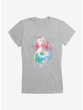 DC Comics Aquaman Mera Watercolor Girls T-Shirt, HEATHER, hi-res
