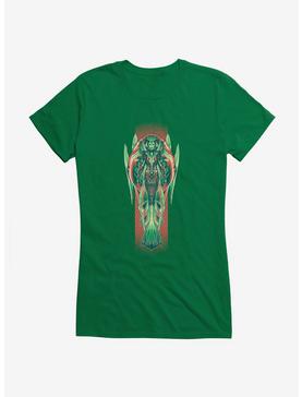 DC Comics Aquaman Green Mural Girls T-Shirt, , hi-res