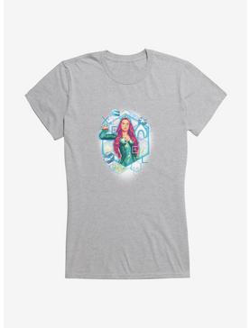 DC Comics Aquaman Princess Watercolor Girls T-Shirt, HEATHER, hi-res