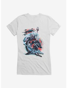 DC Comics Aquaman Sea Battle Girls T-Shirt, , hi-res