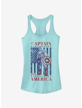 Plus Size Marvel Captain America Captain 'Merica Girls Tank, , hi-res