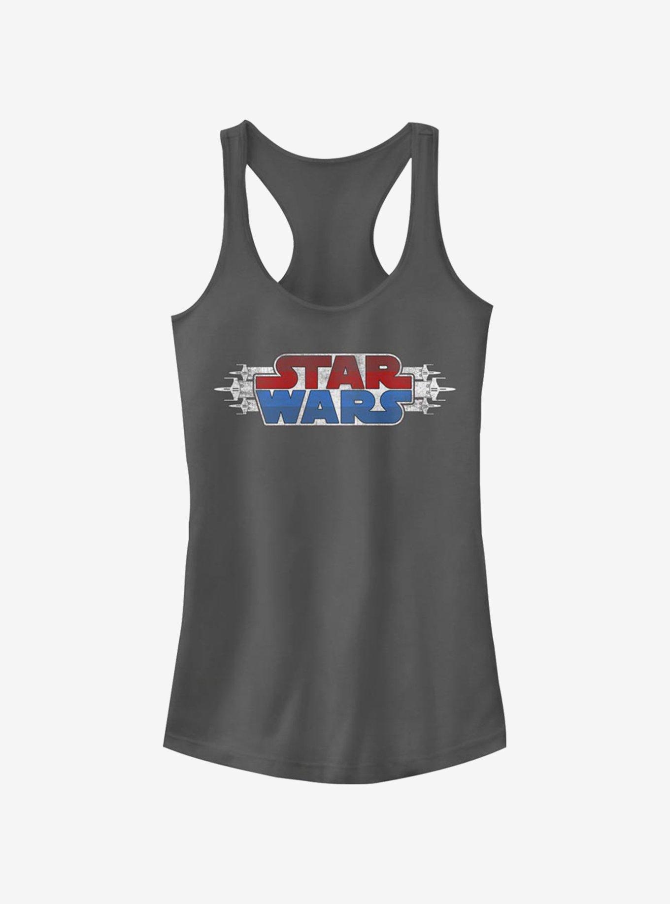 Star Wars Flight For Freedom Girls Tank, CHARCOAL, hi-res