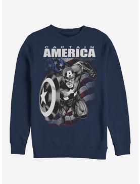 Plus Size Marvel Captain America Captain America Sweatshirt, , hi-res
