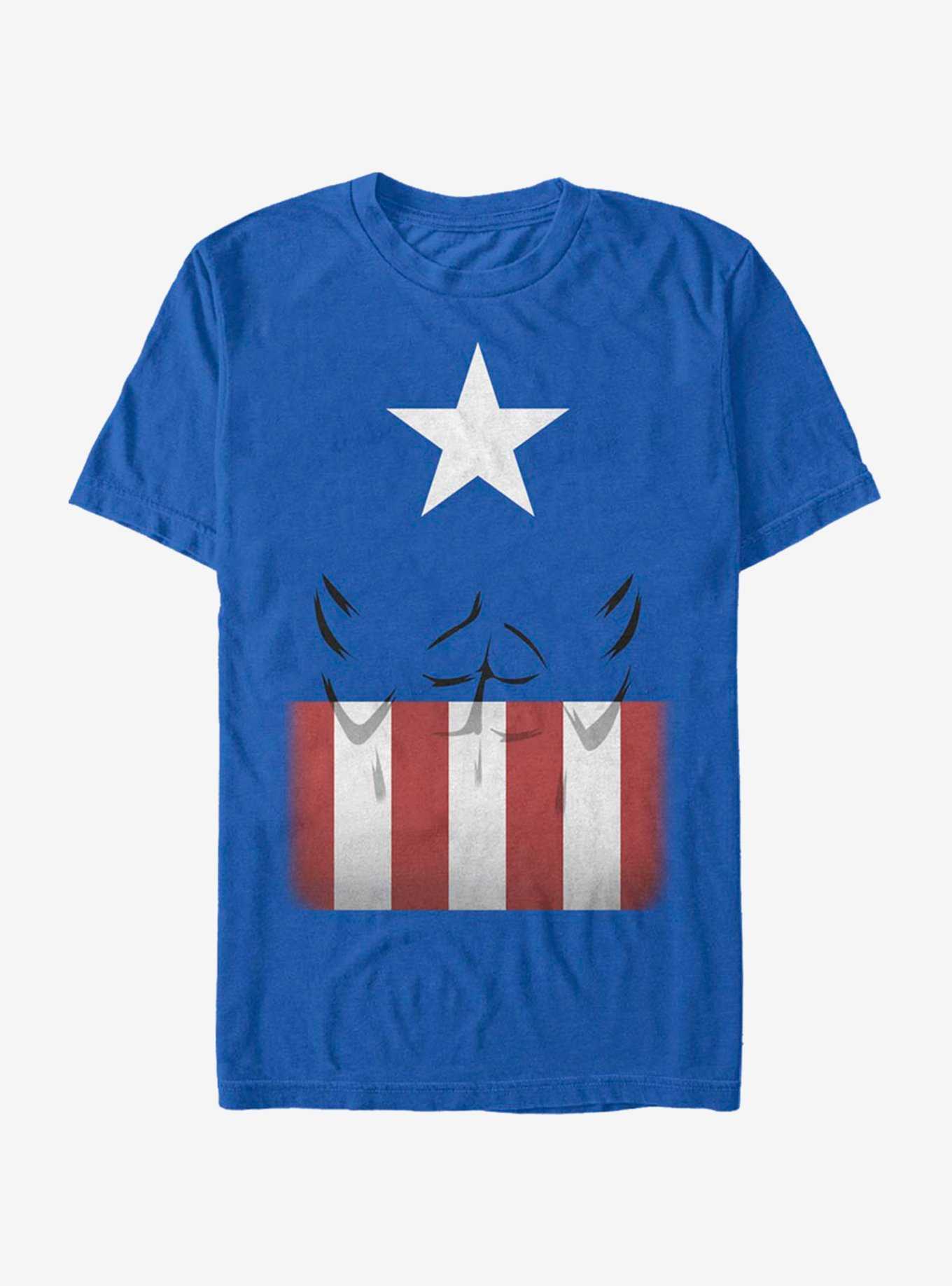 Marvel Captain America Simpler Captain Suit T-Shirt, , hi-res