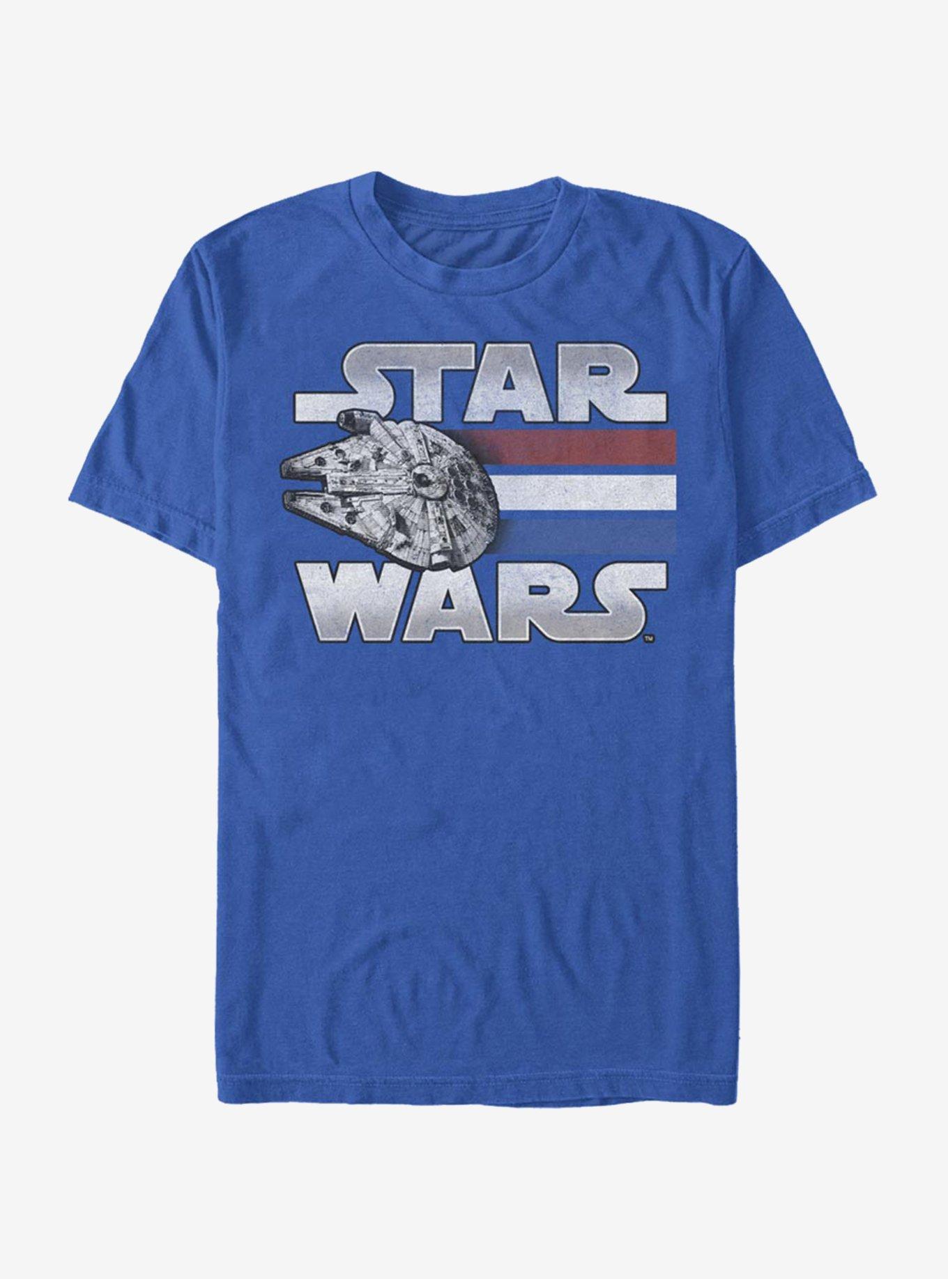 Star Wars Falcon Blast Off T-Shirt, ROYAL, hi-res