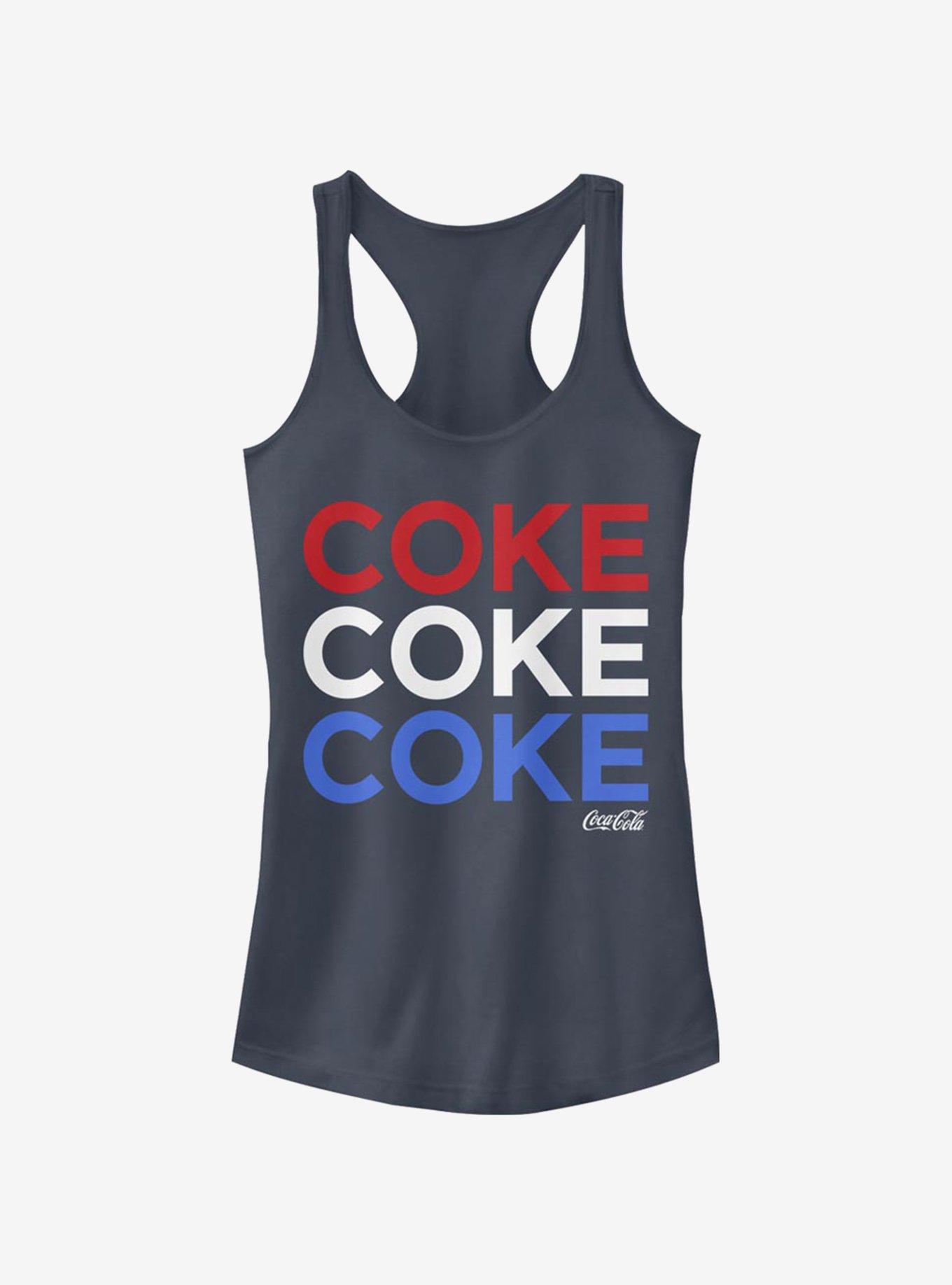 Coke Red White N' Coke Girls Tank, INDIGO, hi-res