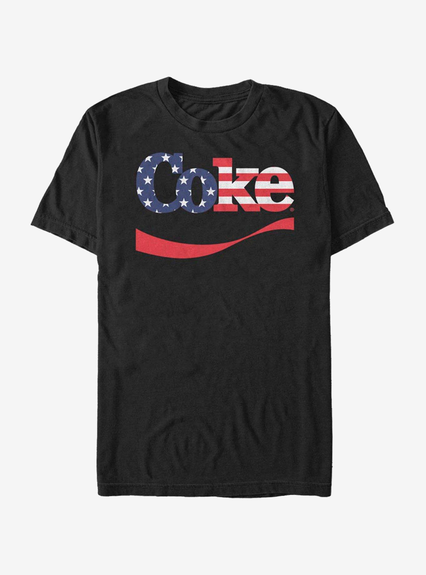 Coke Spangled Coke T-Shirt, BLACK, hi-res