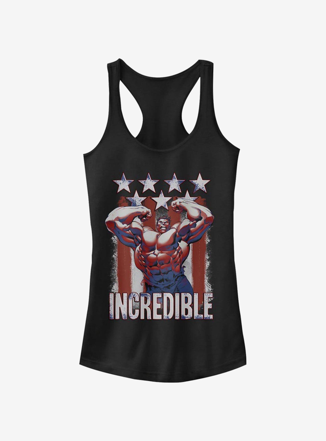 Marvel Hulk Flag Girls T-Shirt, , hi-res