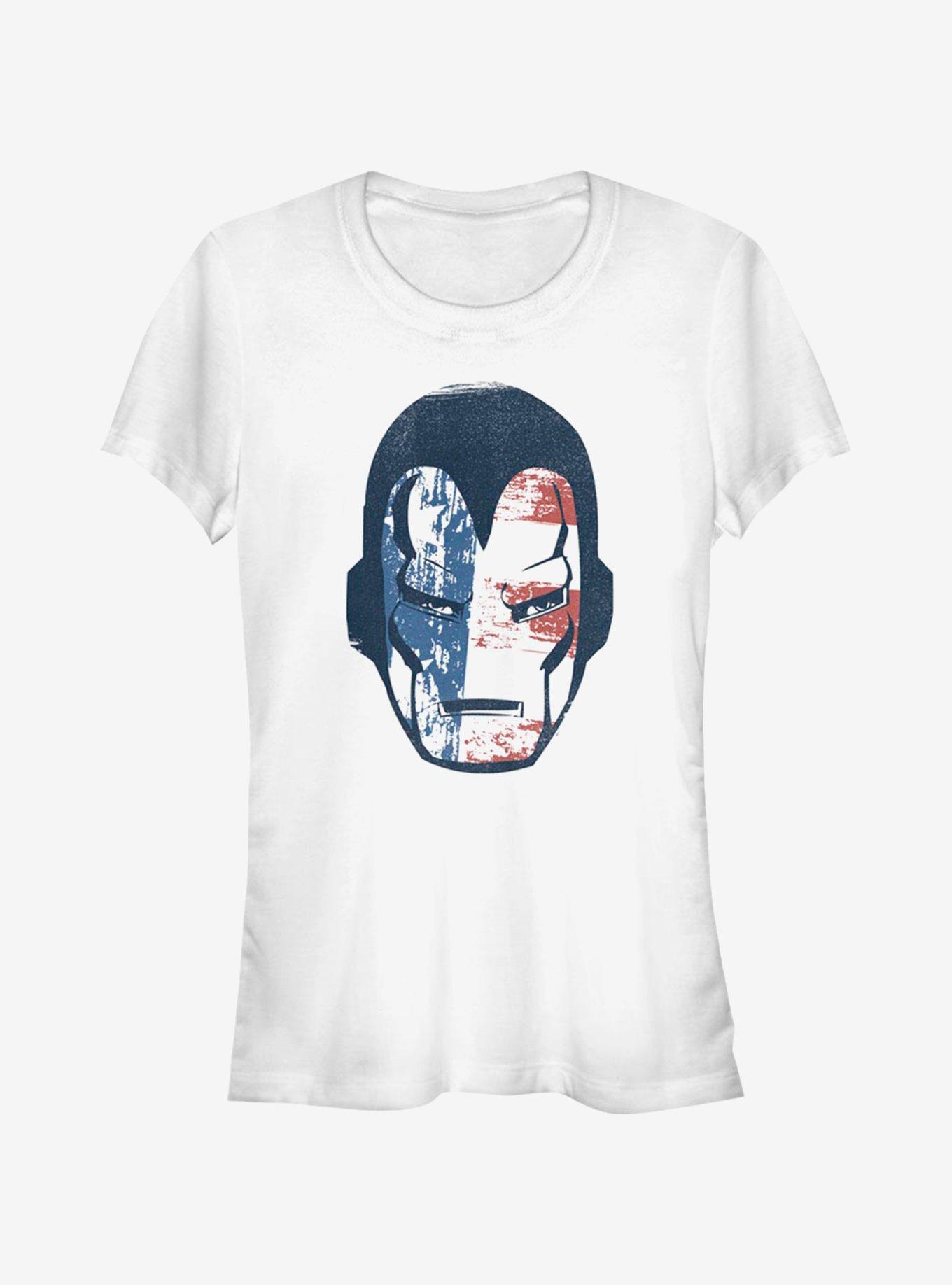 Marvel Iron Man Americana Girls T-Shirt, WHITE, hi-res