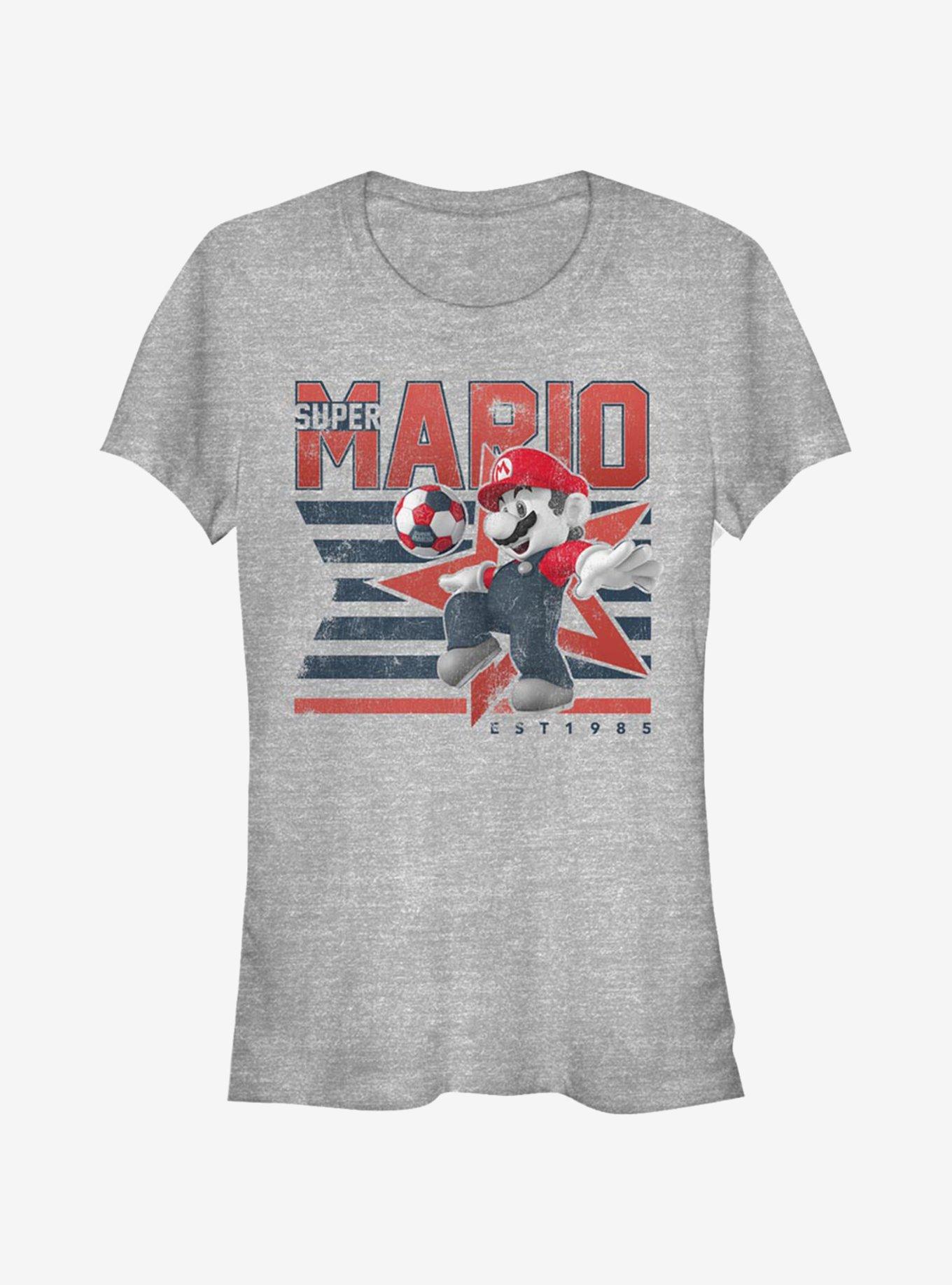 Super Mario Bros. Soccer Star Girls T-Shirt, ATH HTR, hi-res
