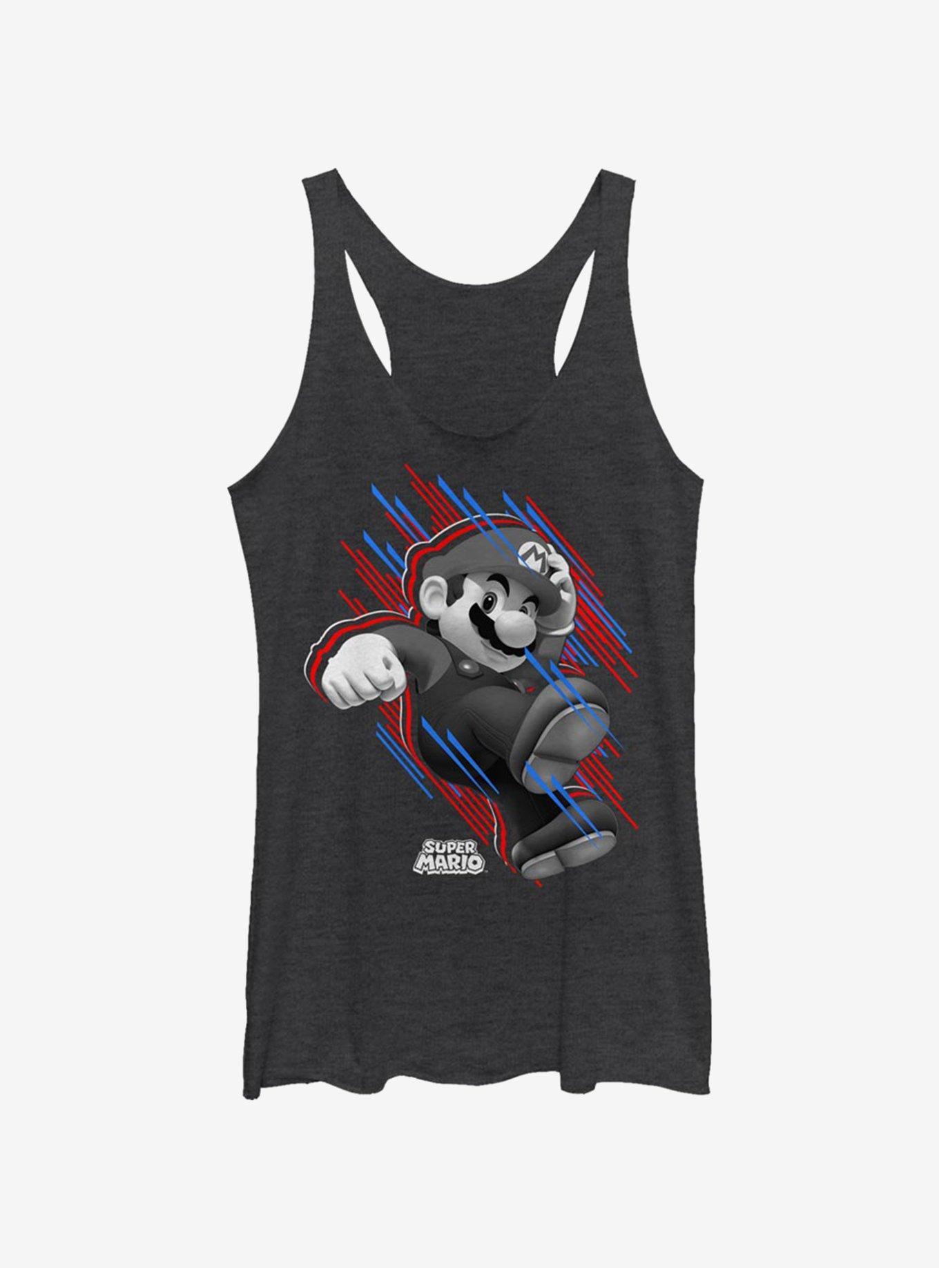 Super Mario Bros. Mo' Fast Stripes Girls Tank
