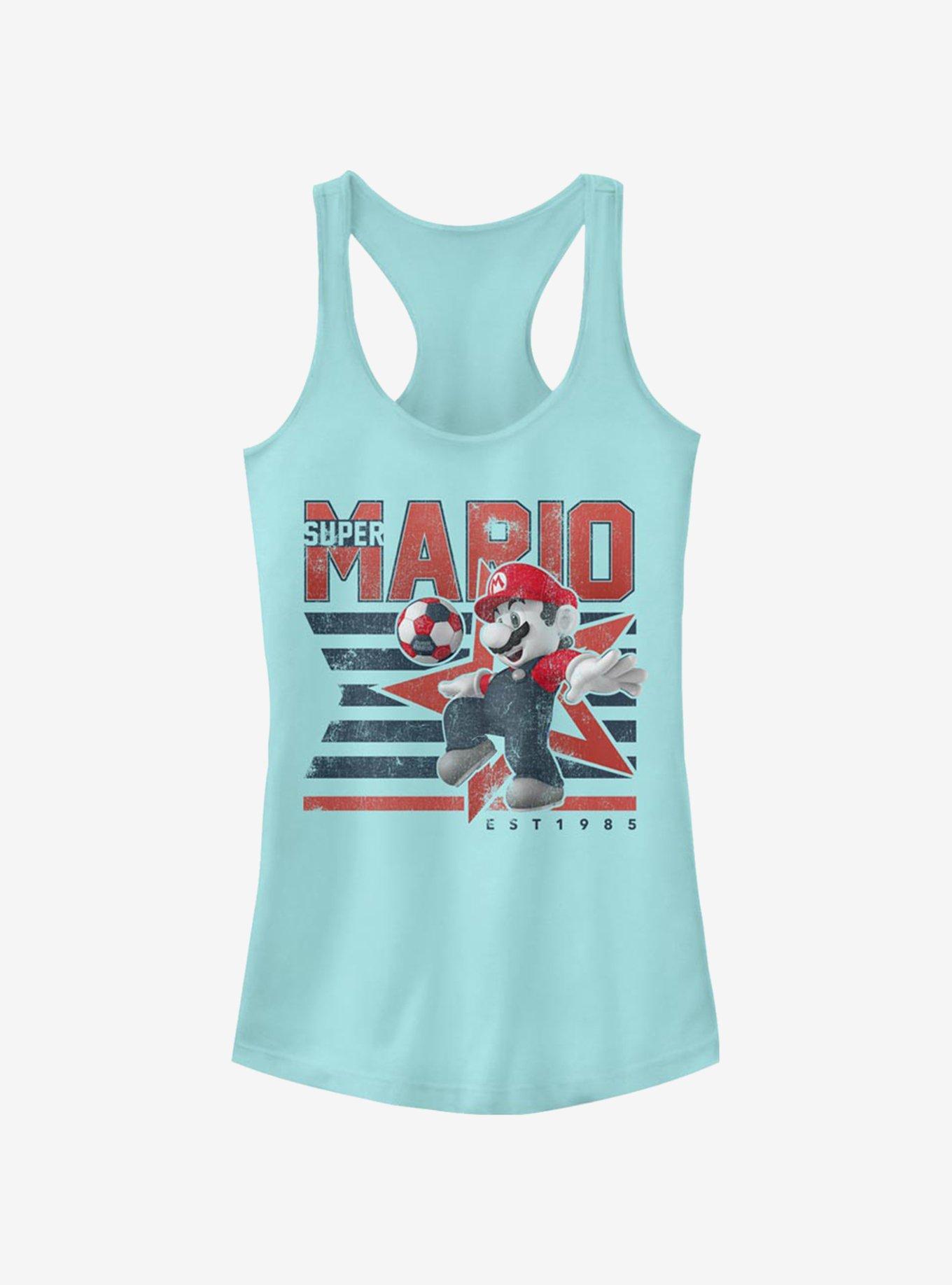 Super Mario Bros. Soccer Star Girls Tank, CANCUN, hi-res