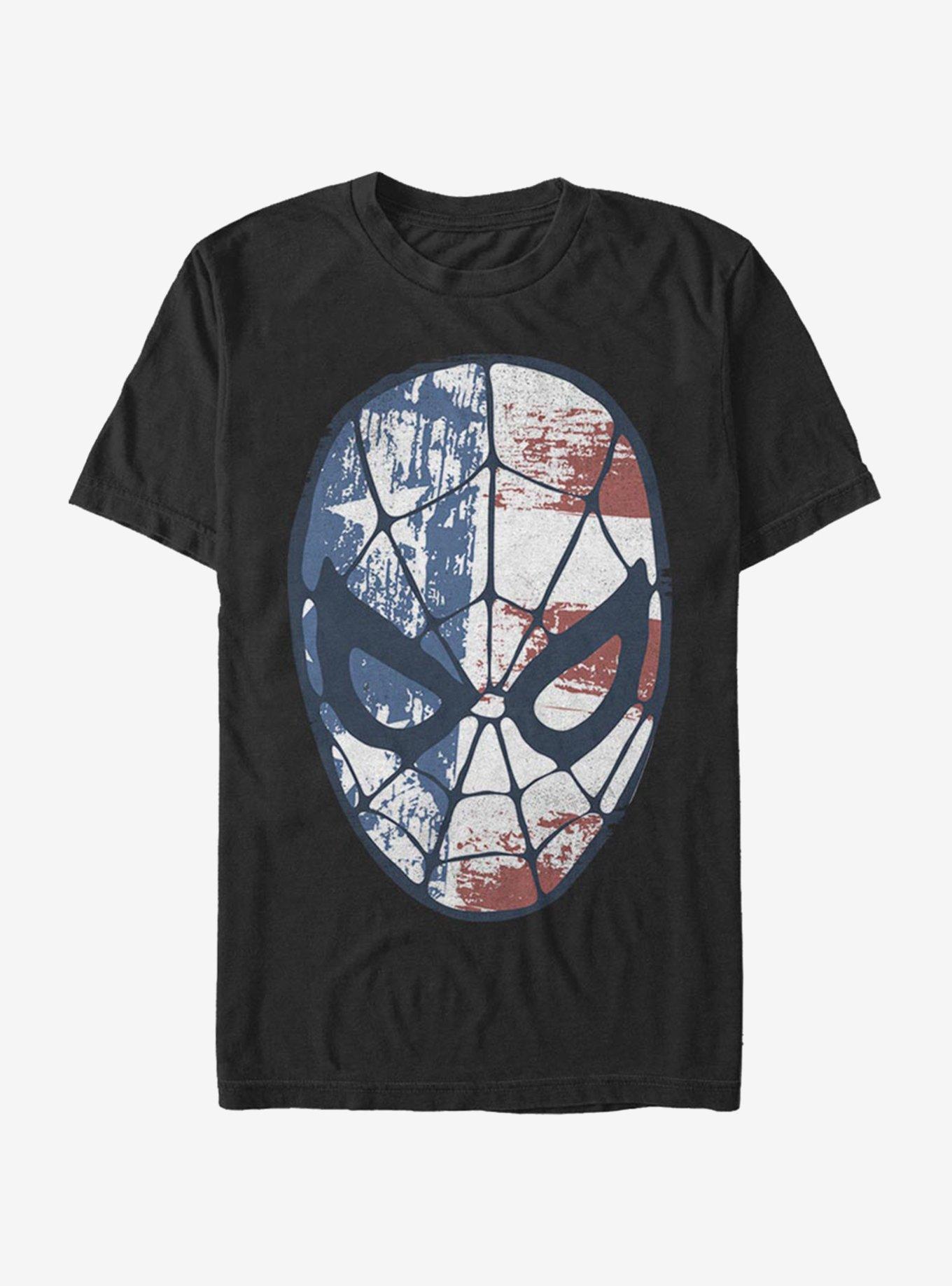 Marvel Spider-Man Spidey Americana T-Shirt, BLACK, hi-res