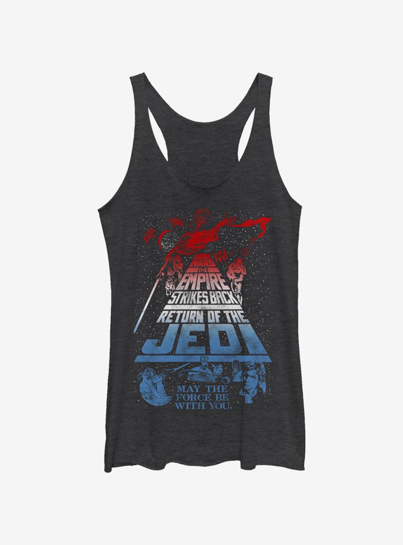 Star Wars Jedi Rasta Girls Tank, BLK HTR, hi-res