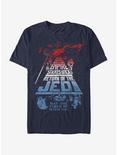 Star Wars Rasta Jedi T-Shirt, NAVY, hi-res