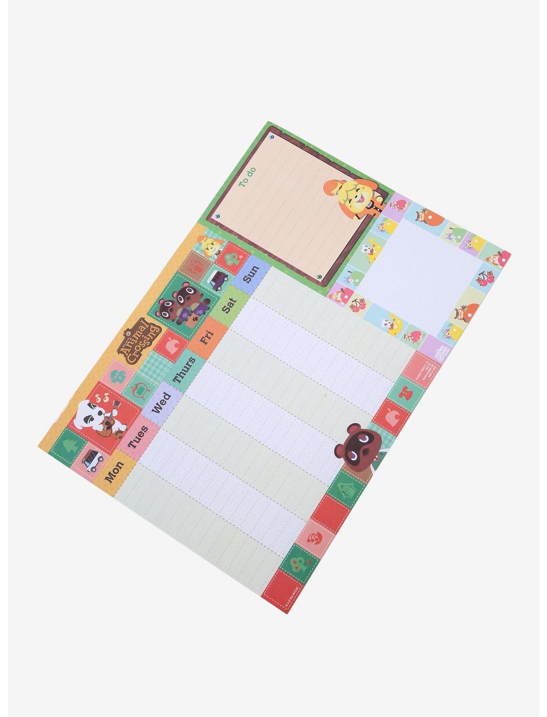 Animal Crossing: New Horizons Note Pad Desk Planner, , hi-res