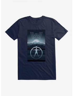 Westworld Grayscale Sunrise T-Shirt, MIDNIGHT NAVY, hi-res