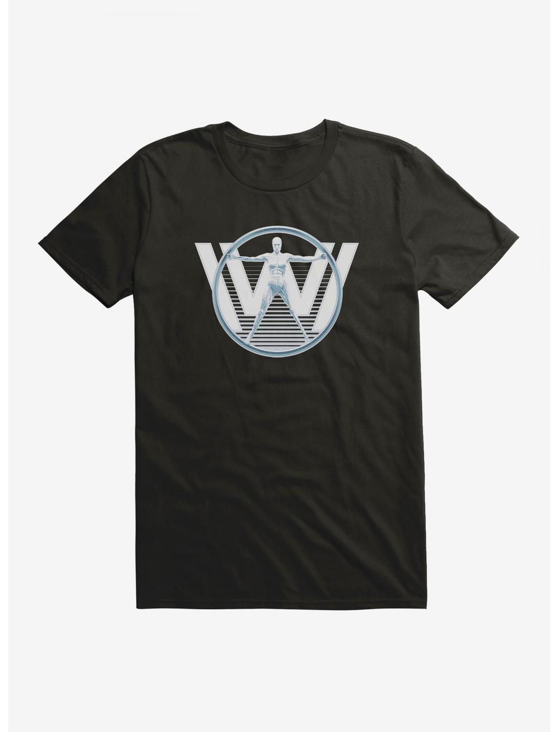 Westworld Android W Icon T-Shirt, BLACK, hi-res