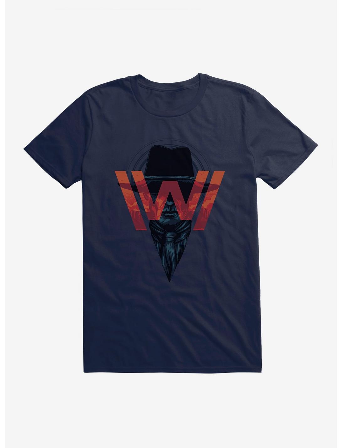 Westworld Man In Black W Icon T-Shirt, MIDNIGHT NAVY, hi-res