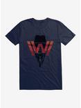 Westworld Man In Black W Icon T-Shirt, MIDNIGHT NAVY, hi-res