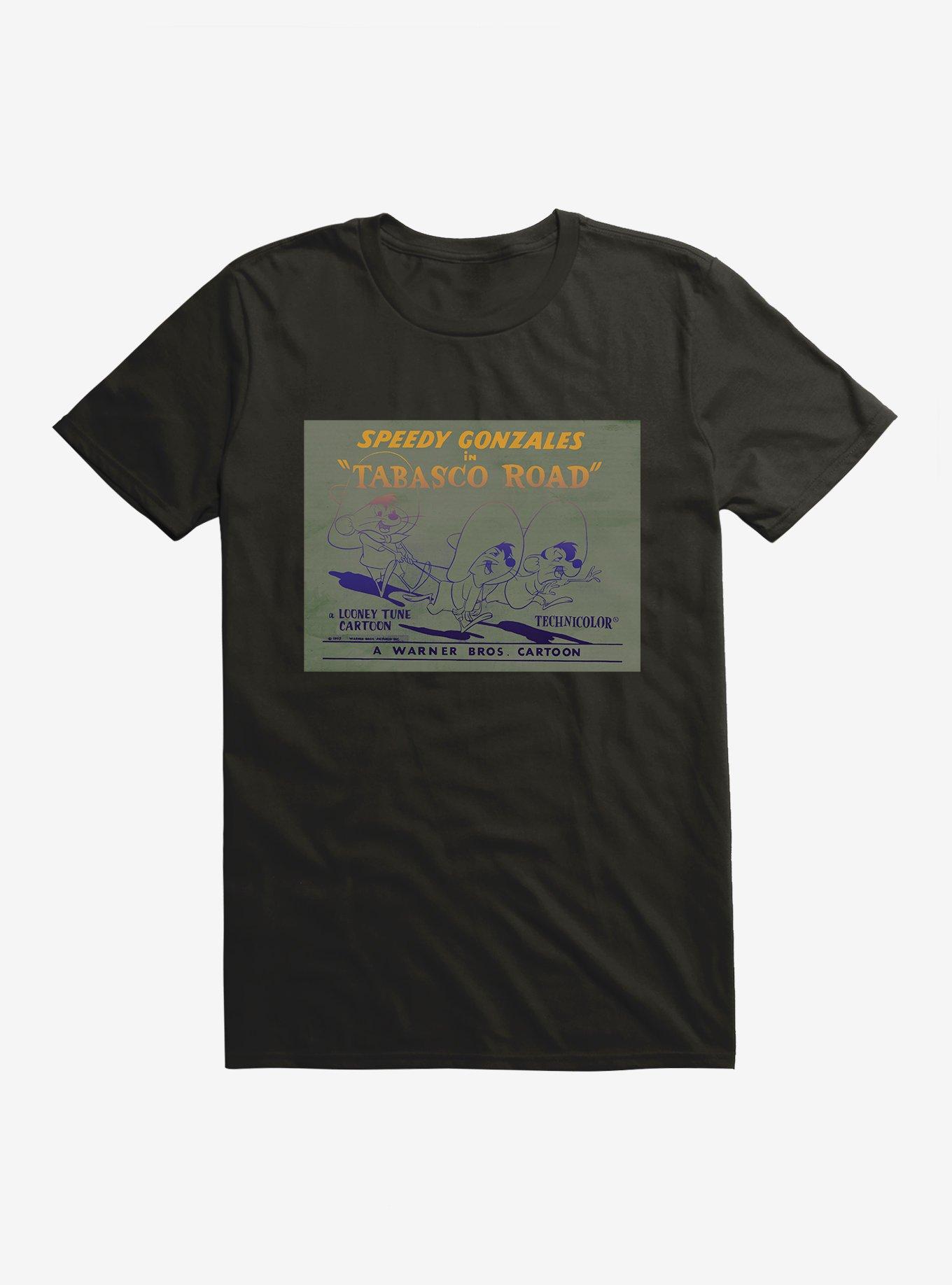 Looney Tunes Speedy Gonzales Tabasco Road T-Shirt, BLACK, hi-res