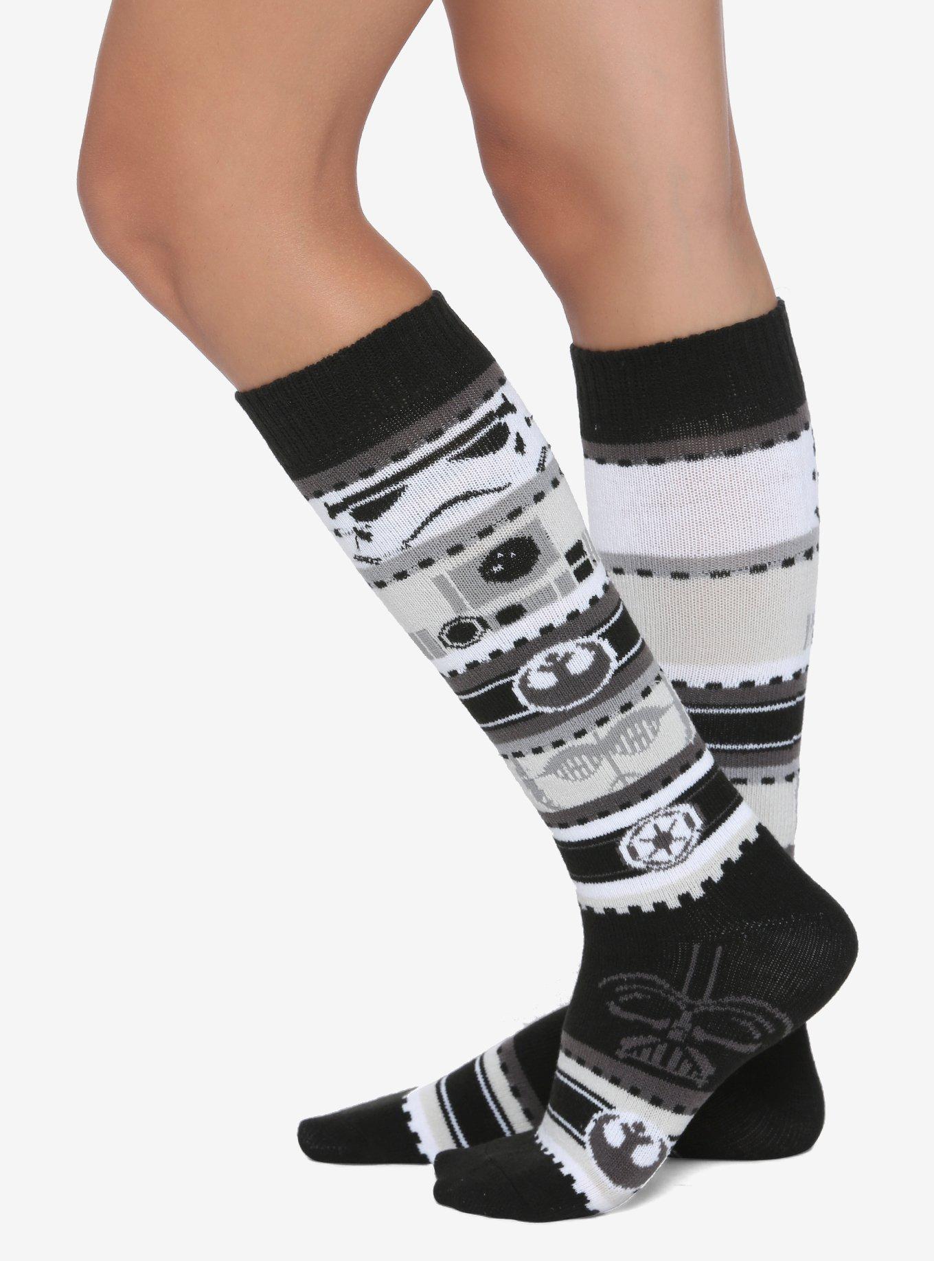 Star wars hot sale knee high socks