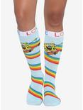SpongeBob SquarePants Love Rainbow Knee-High Socks, , hi-res